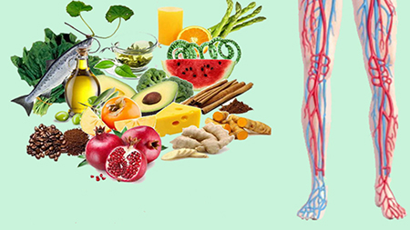 10 ماده غذایی که گردش خون را در پاها بهبود می بخشد رژیم